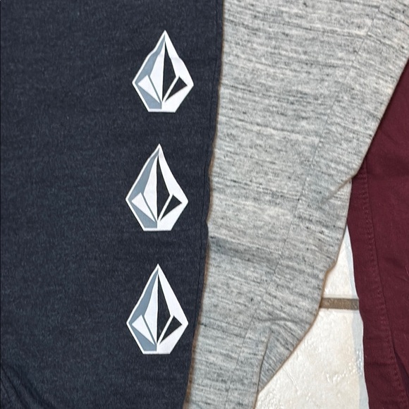 Volcom Jogger Pants Set - Navy, Gray, and Maroon, smoke free, GREAT condition! - Picture 5 of 9